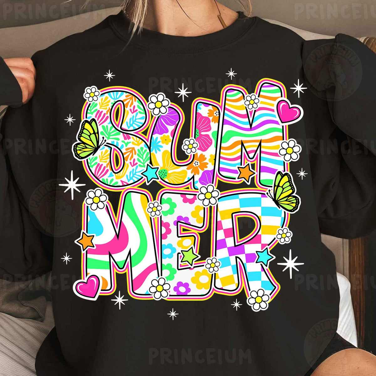Groovy Summer Doodle Letters