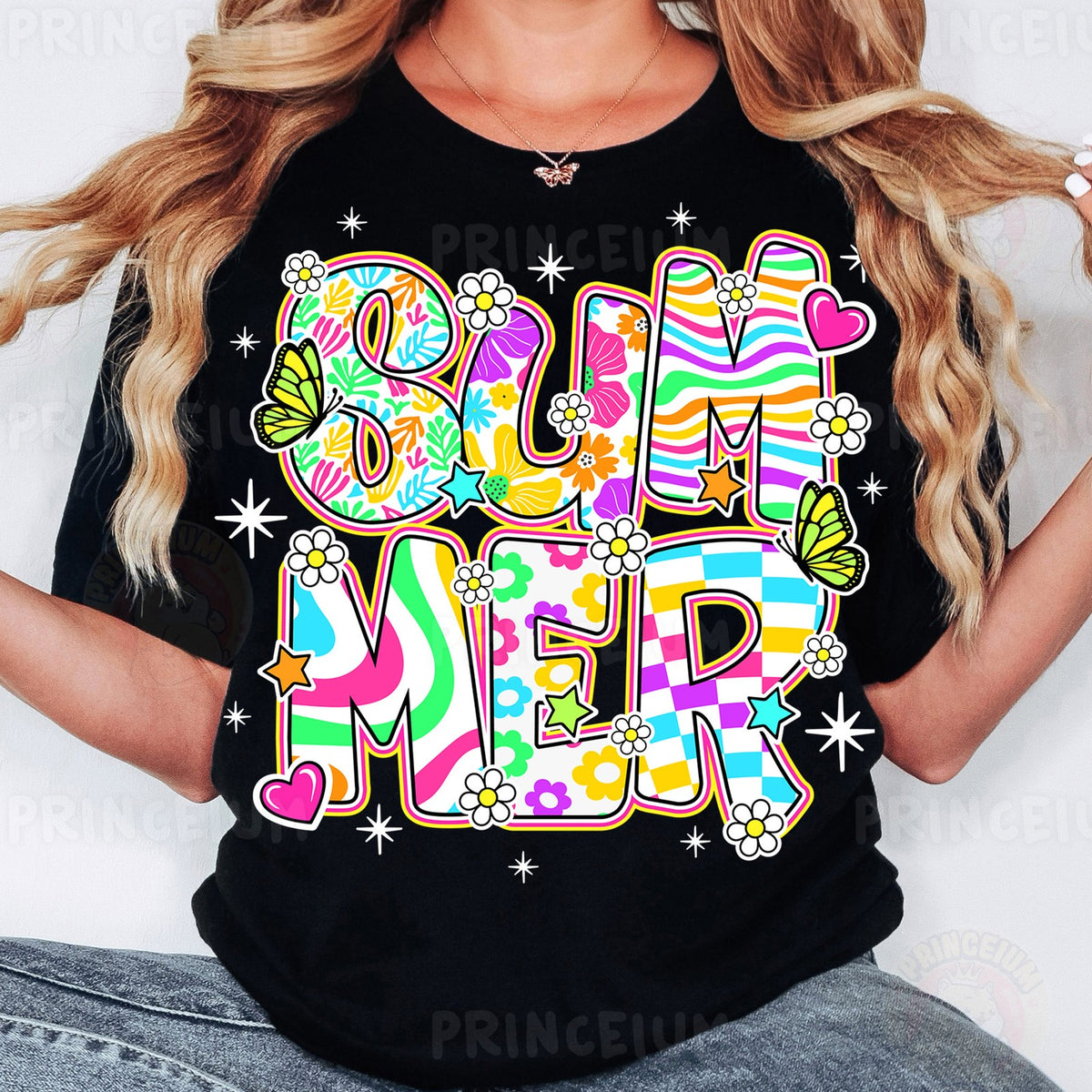Groovy Summer Doodle Letters