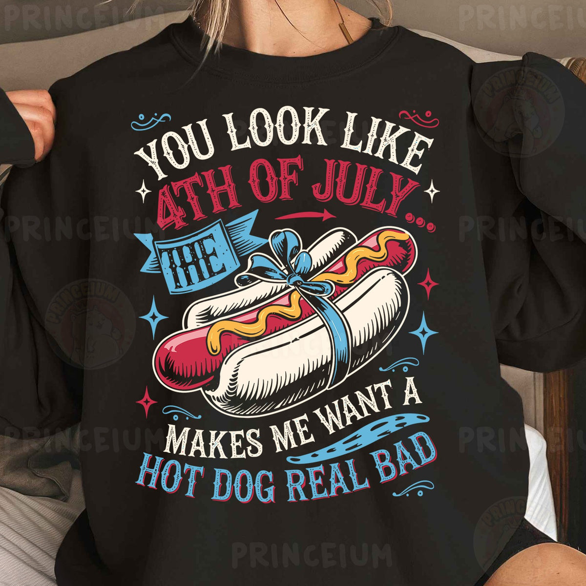 Funny 4th of July Hot Dog