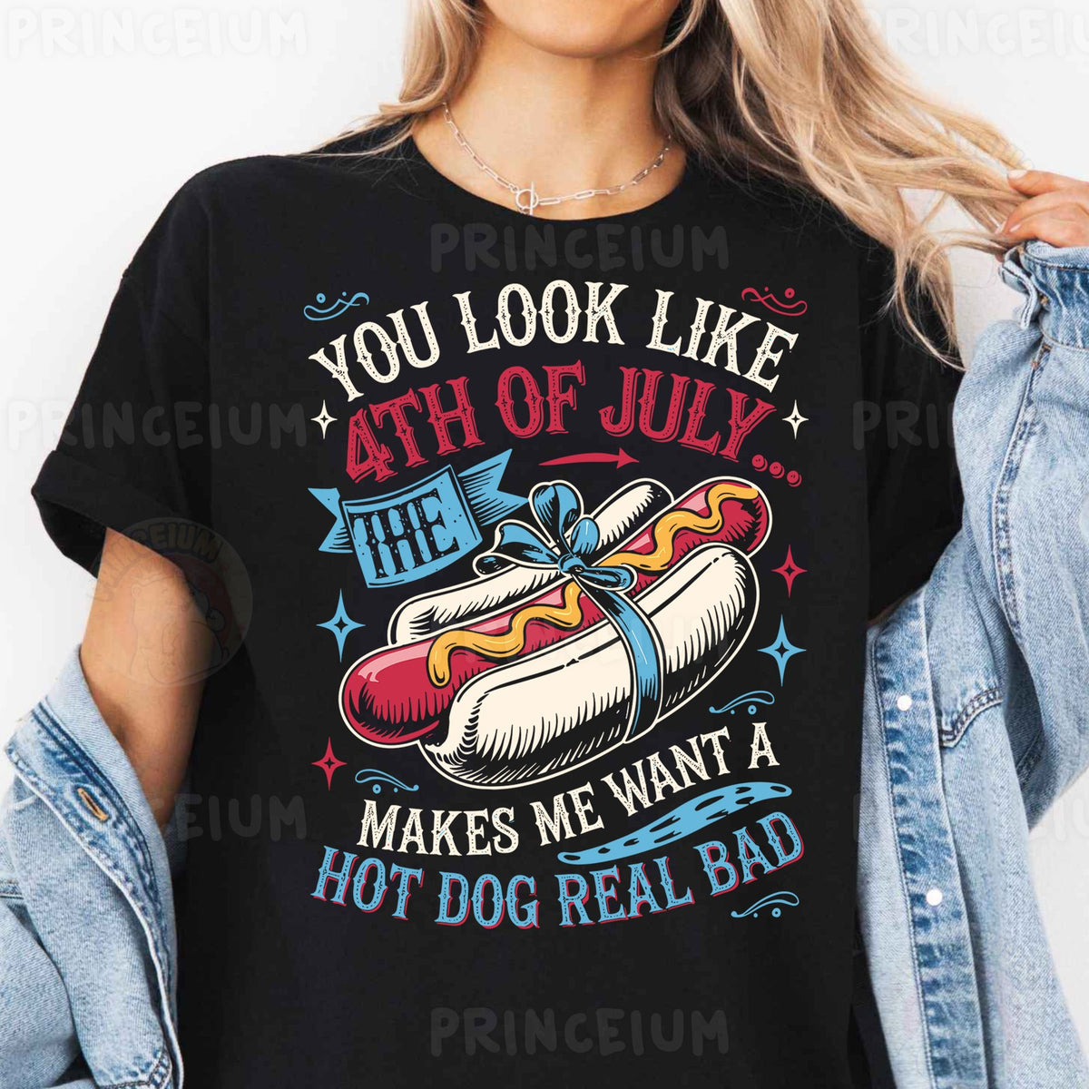 Funny 4th of July Hot Dog