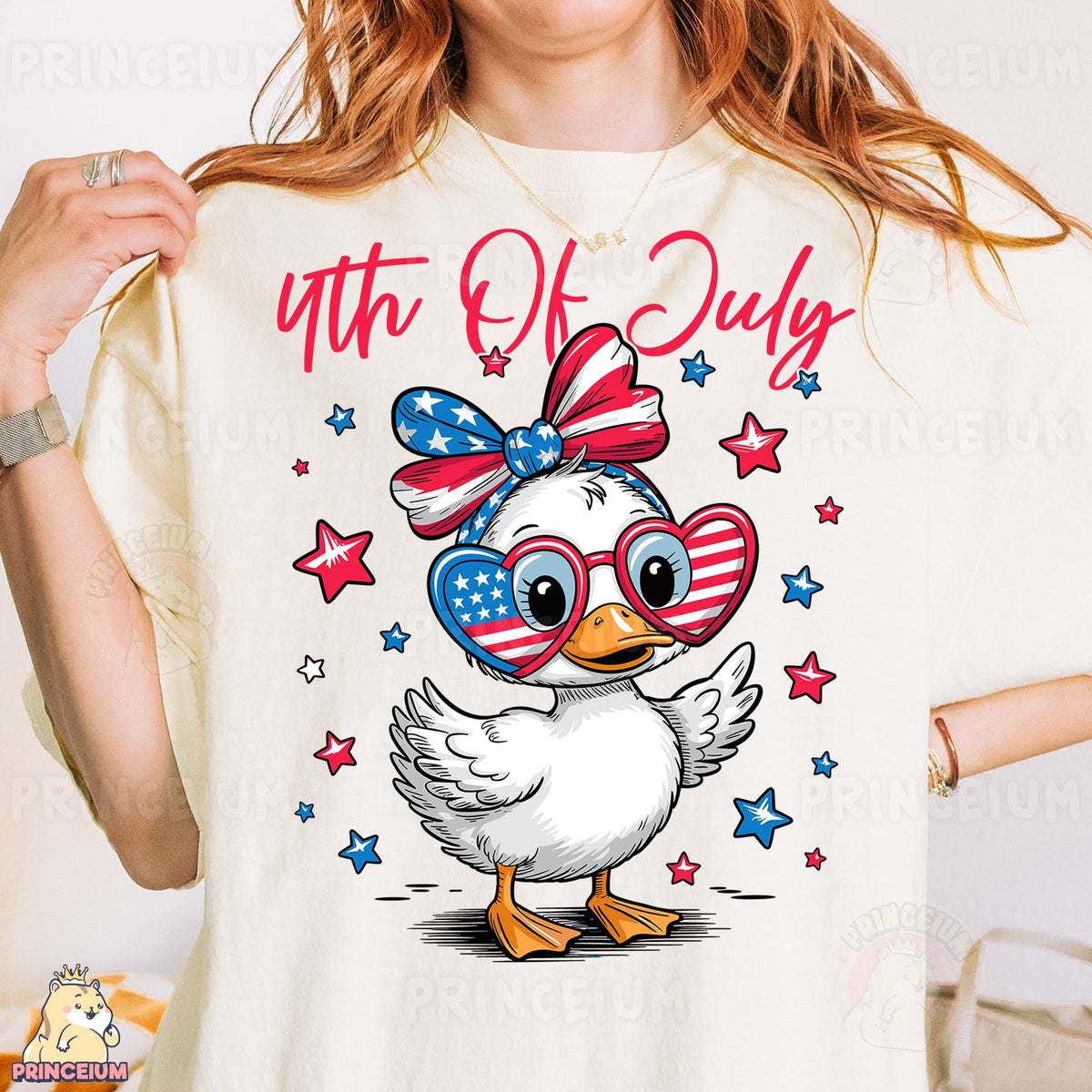 4th of July Patriotic Duck