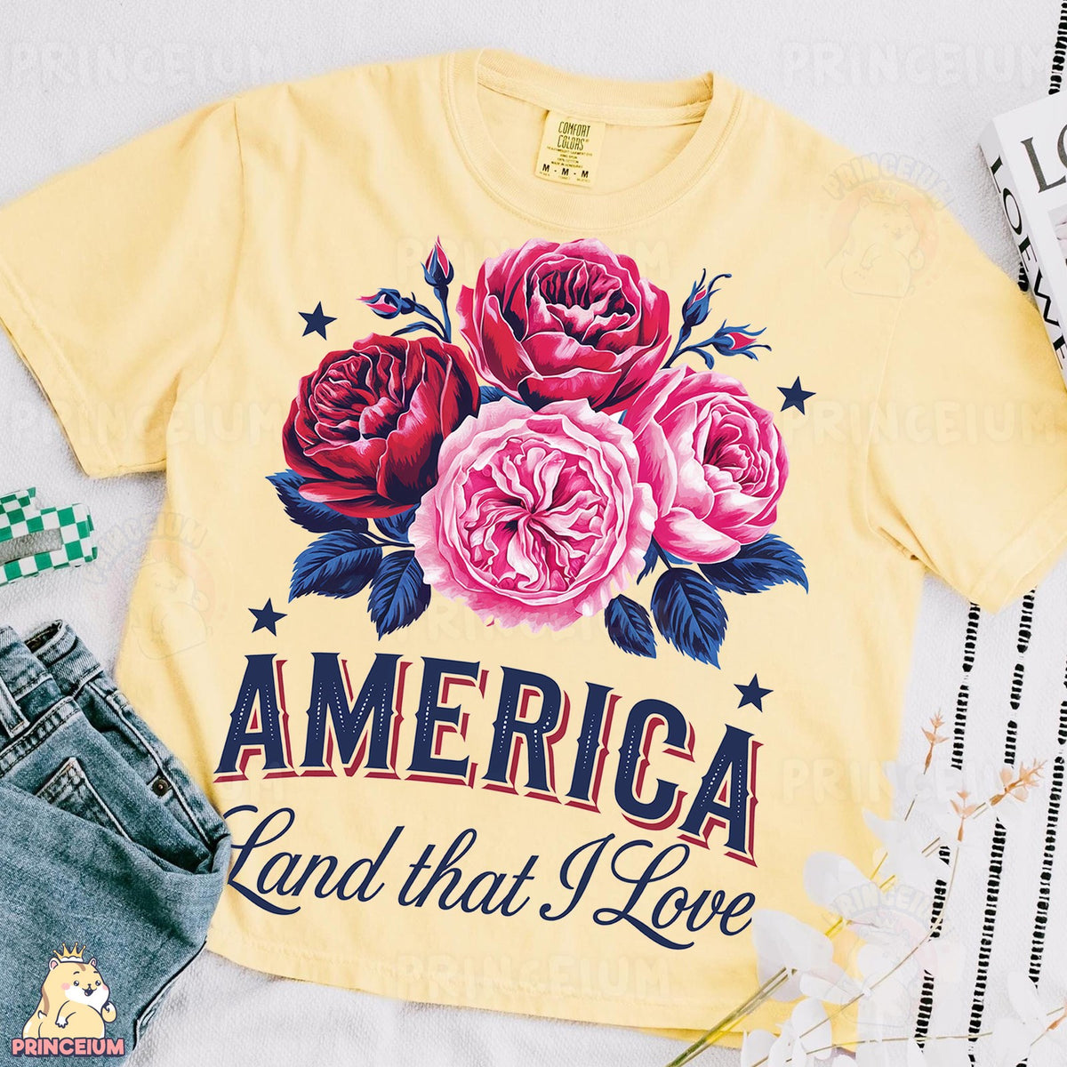 America Land That I Love Roses