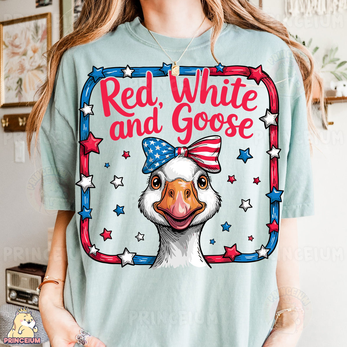 Red, White and Goose