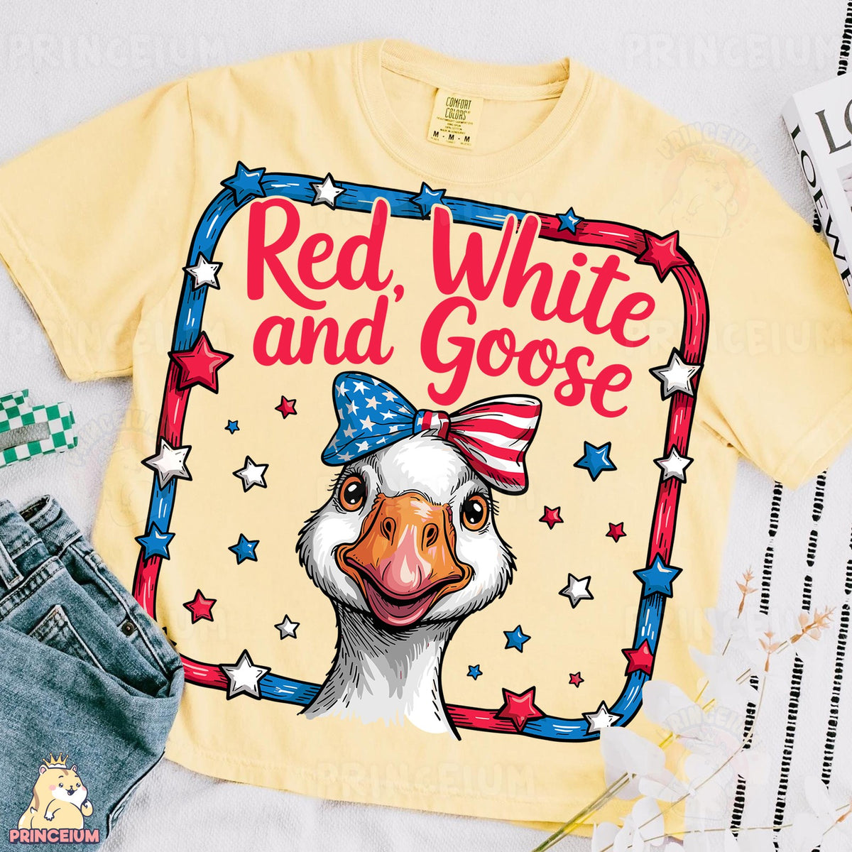 Red, White and Goose
