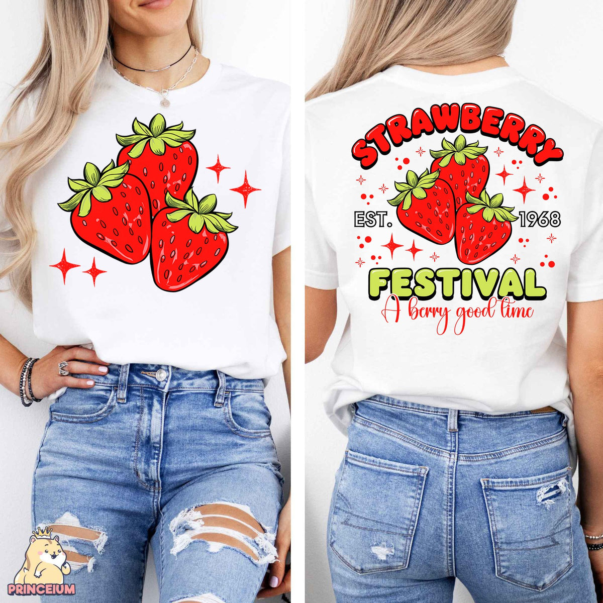 Strawberry Festival Berry Good Time Front and Back