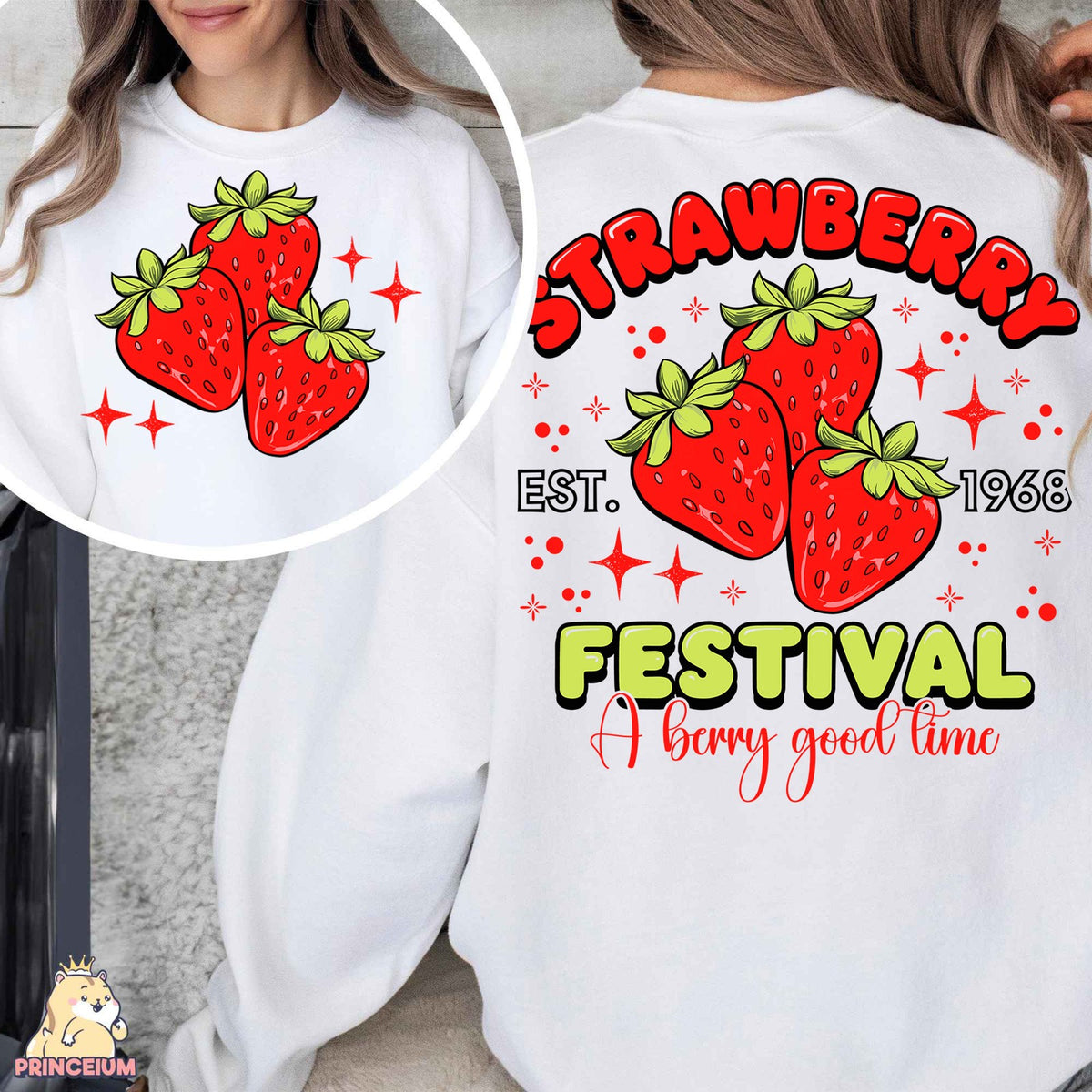 Strawberry Festival Berry Good Time Front and Back