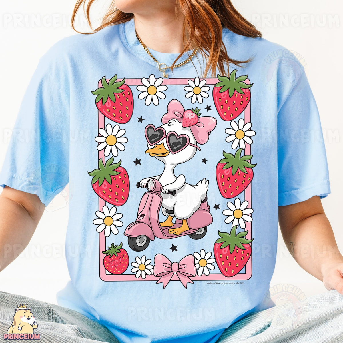 Strawberry Goose Scooter Ride