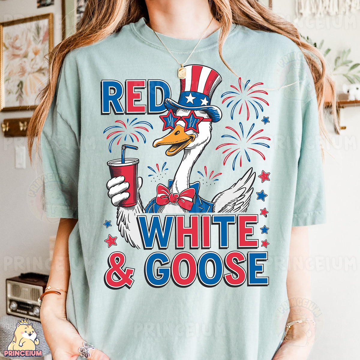 Red White & Goose