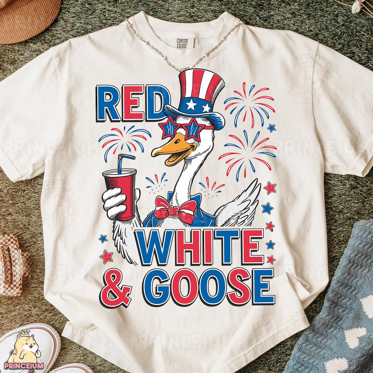 Red White & Goose