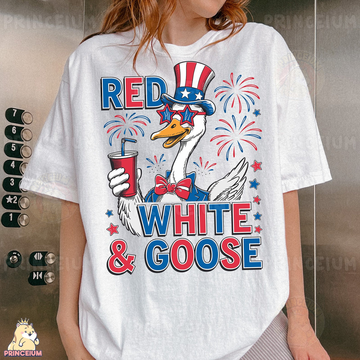 Red White & Goose