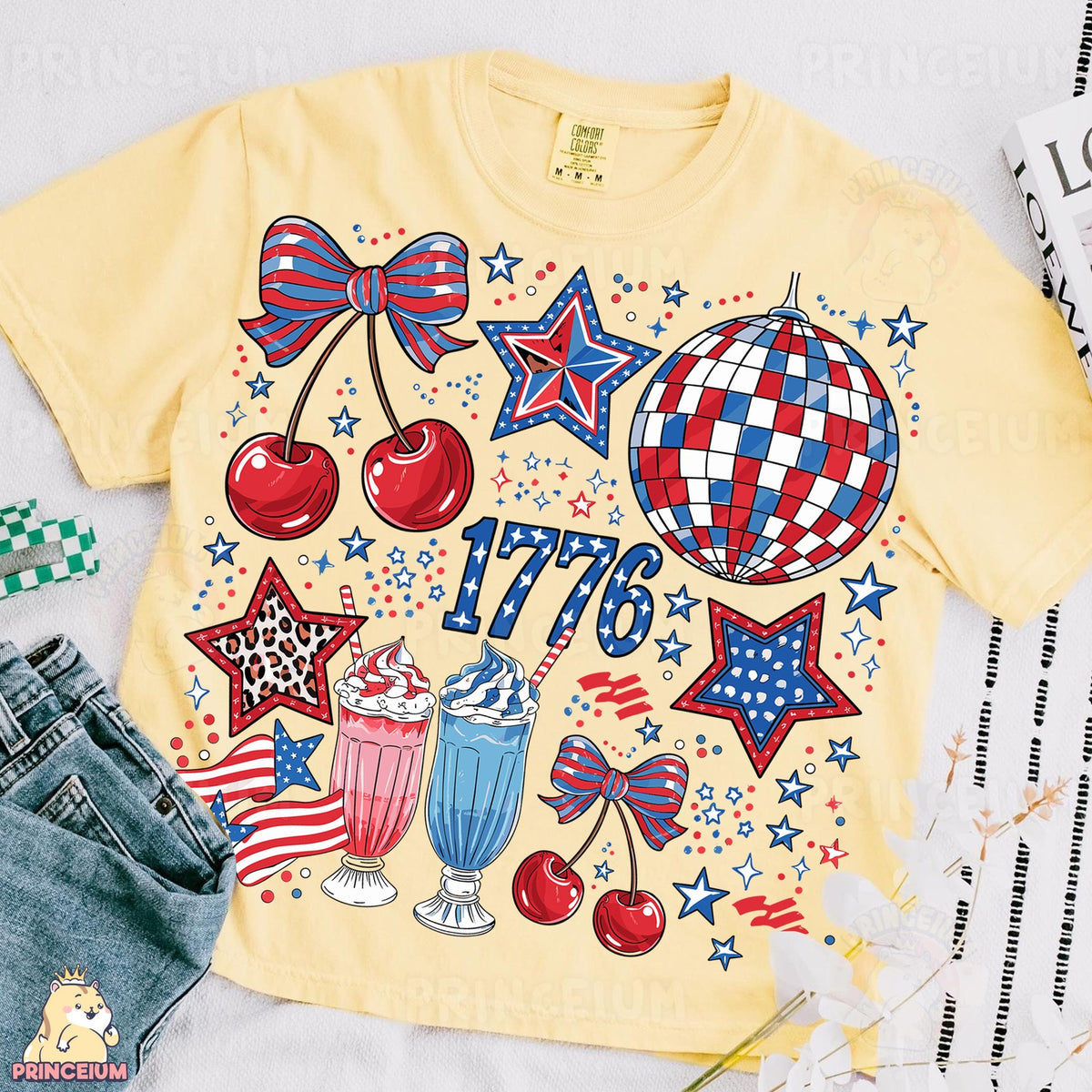 Coquette 1776 Patriotic Collage