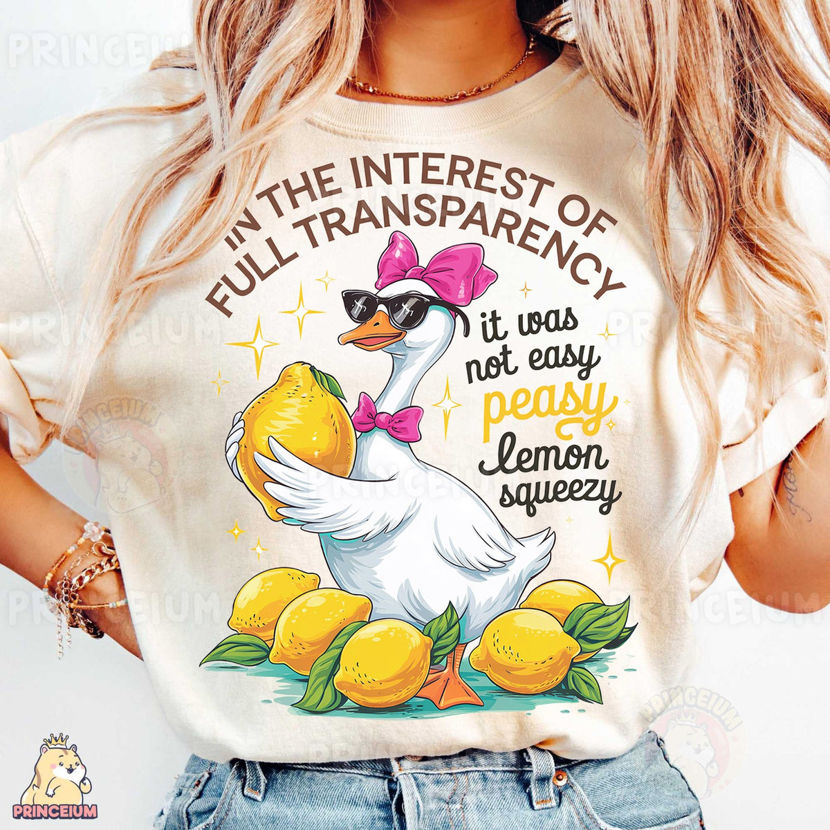 Not Easy Peasy Lemon Squeezy Goose
