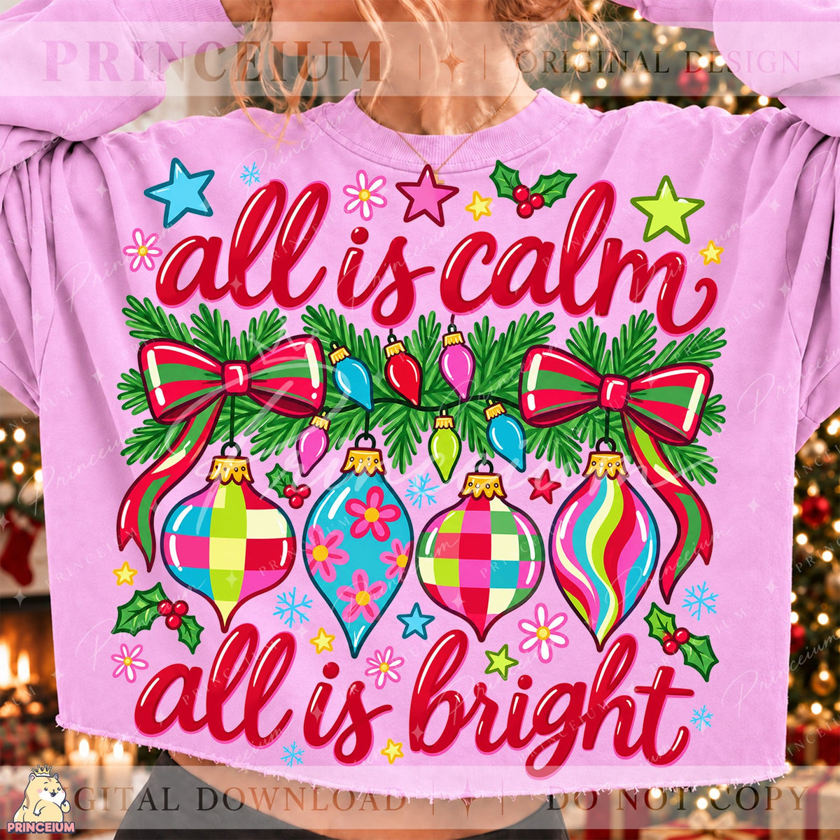 All Is Calm All Is Bright Ornaments