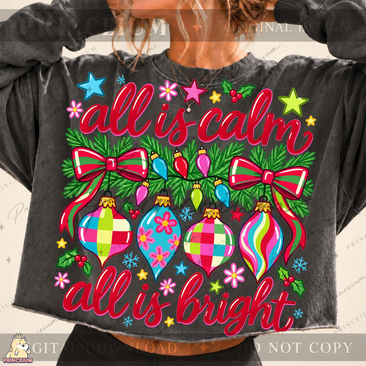 All Is Calm All Is Bright Ornaments