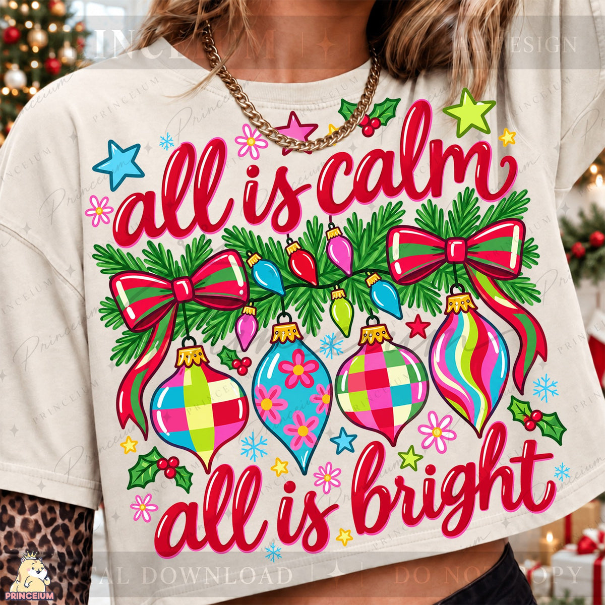All Is Calm All Is Bright Ornaments