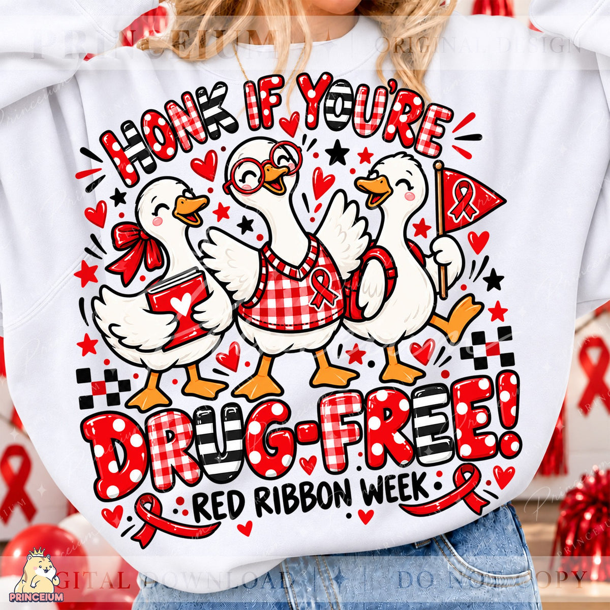 Honk If You're Drug-Free Geese