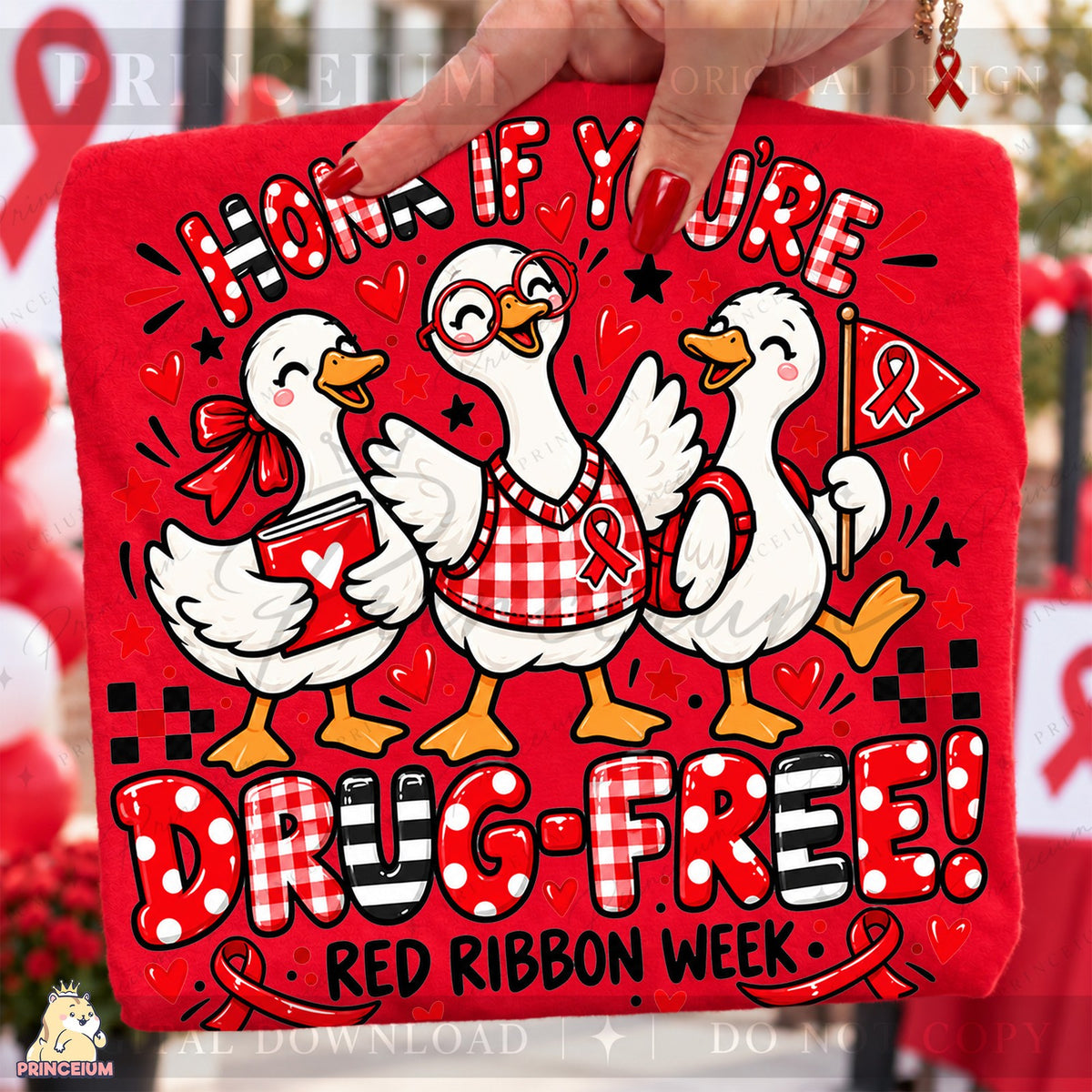 Honk If You're Drug-Free Geese