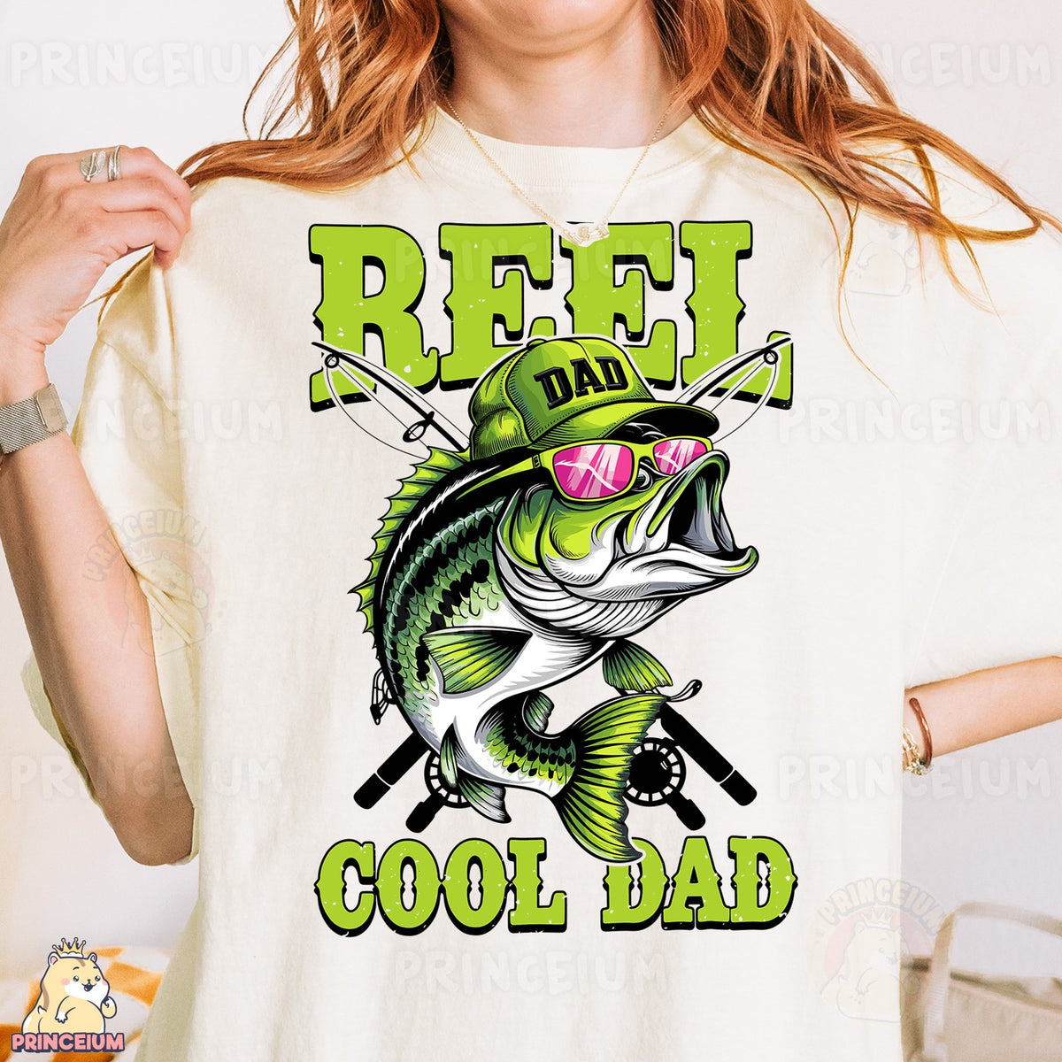 Reel Cool Dad Bass Fish