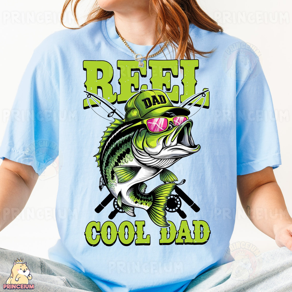 Reel Cool Dad Bass Fish