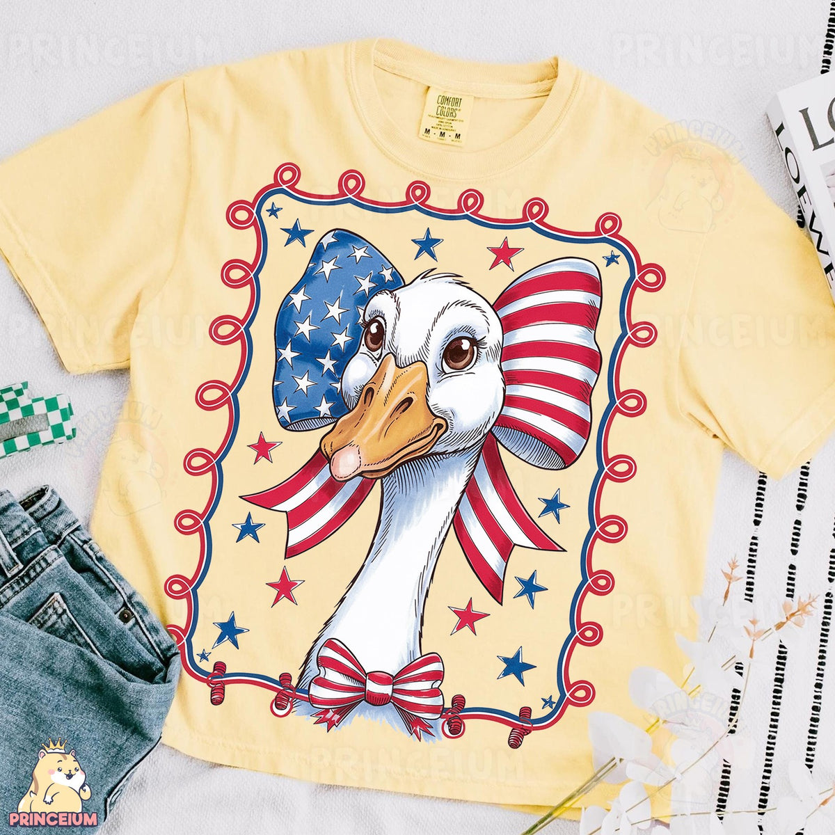 Patriotic Goose Bow