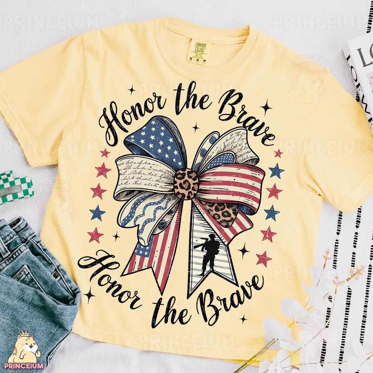 Honor the Brave Coquette Bow