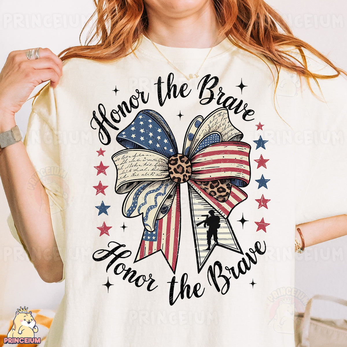 Honor the Brave Coquette Bow