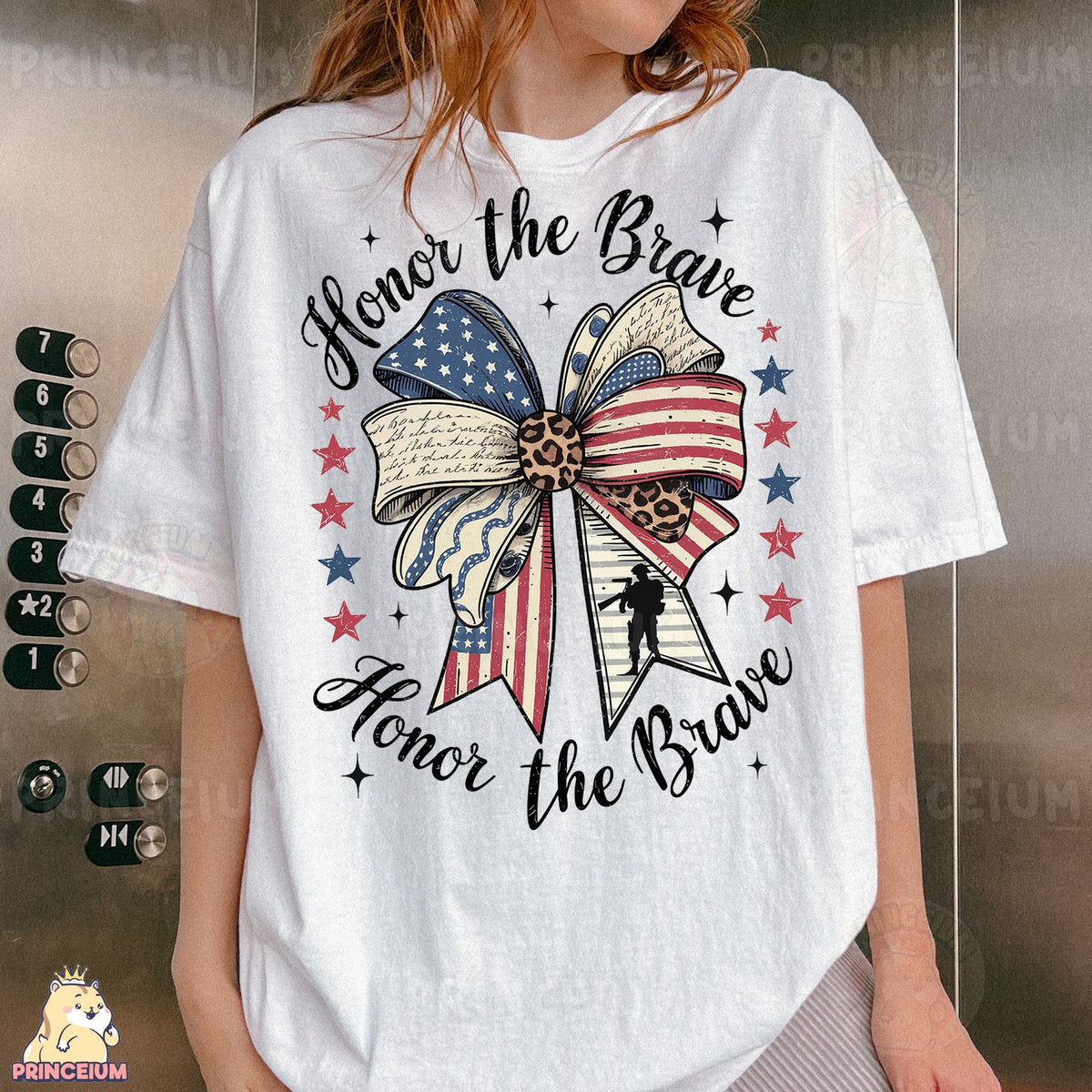 Honor the Brave Coquette Bow