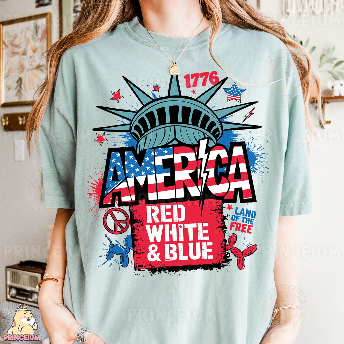 America Red White & Blue