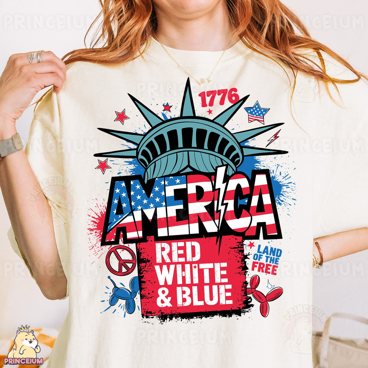 America Red White & Blue