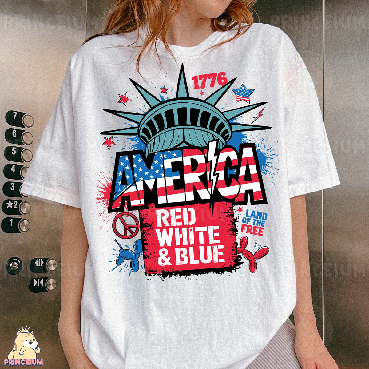 America Red White & Blue