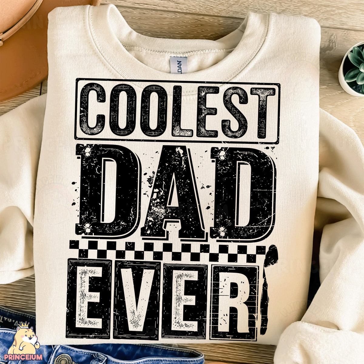 a shirt that says coolest dad ever on it
