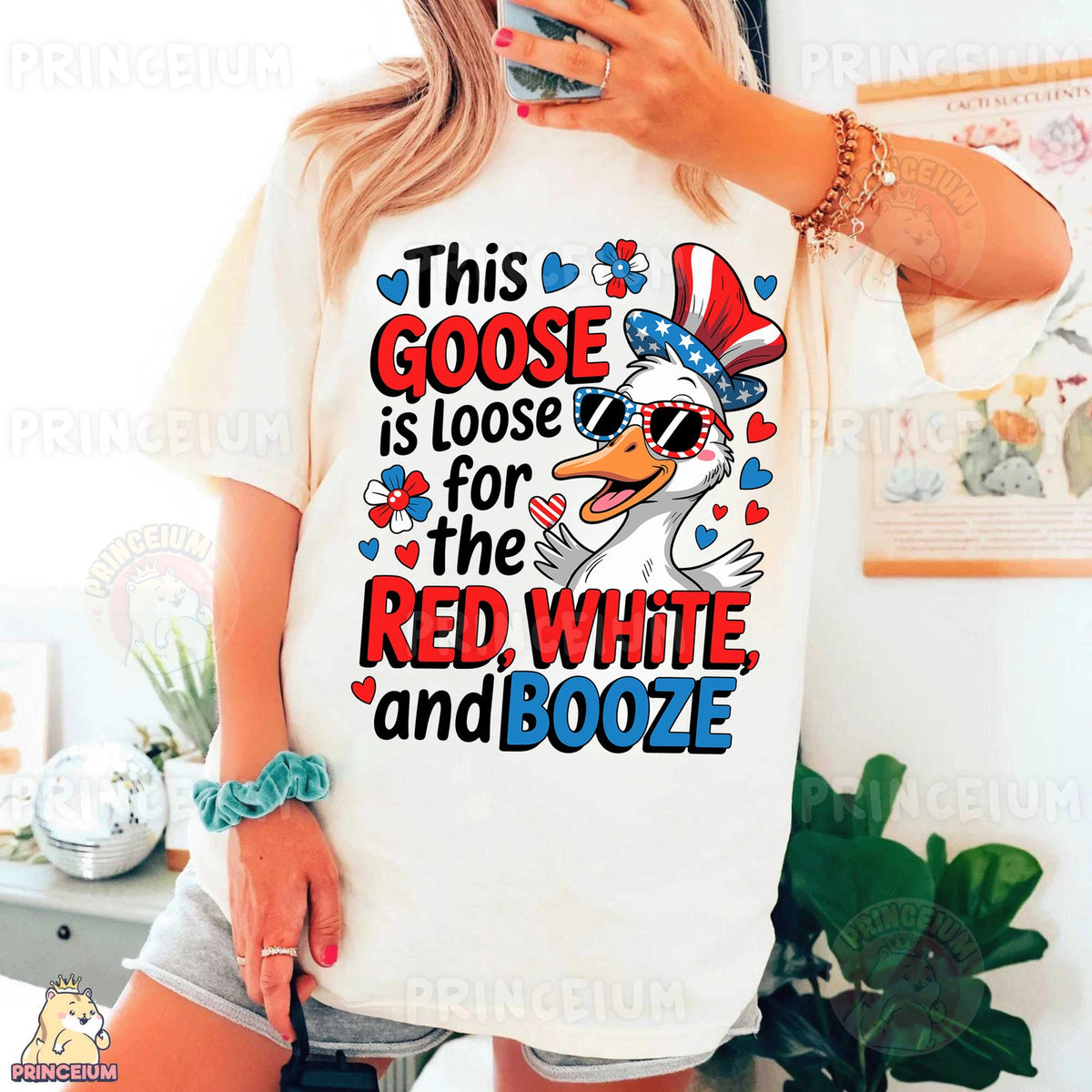 Red White and Booze Goose