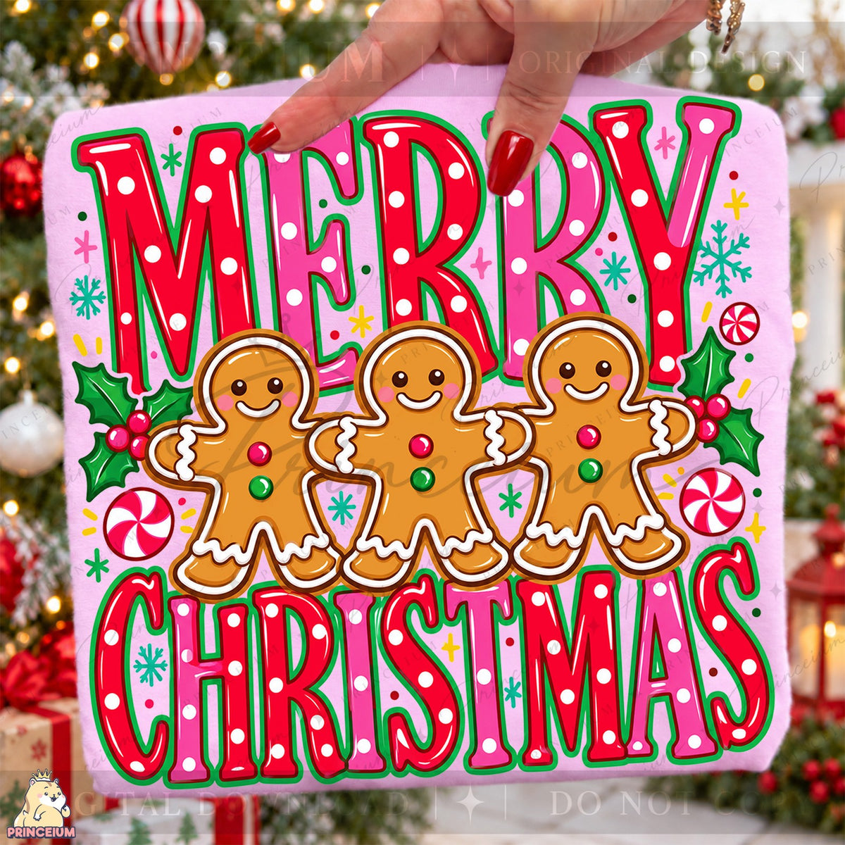 Merry Christmas Gingerbread Men