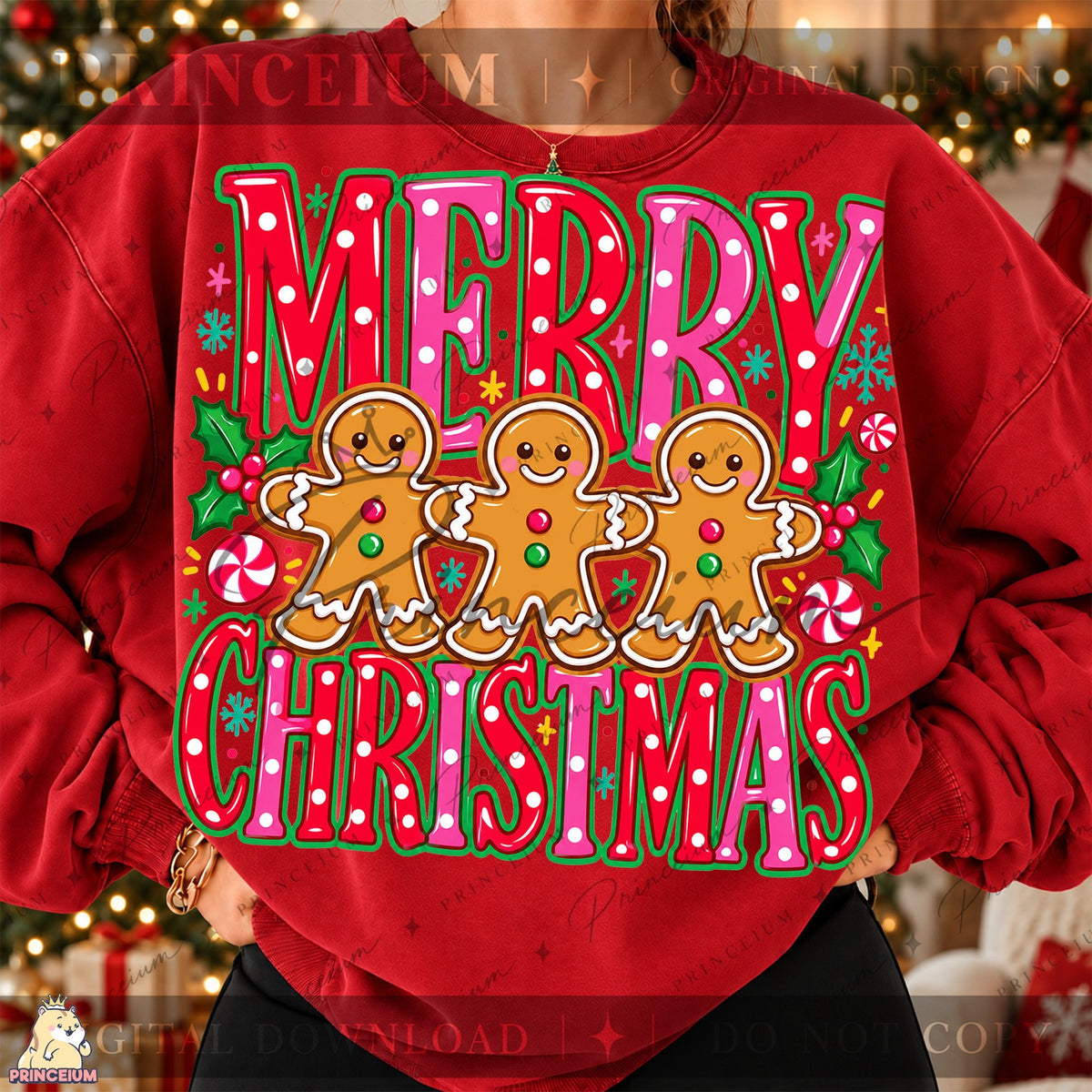 Merry Christmas Gingerbread Men