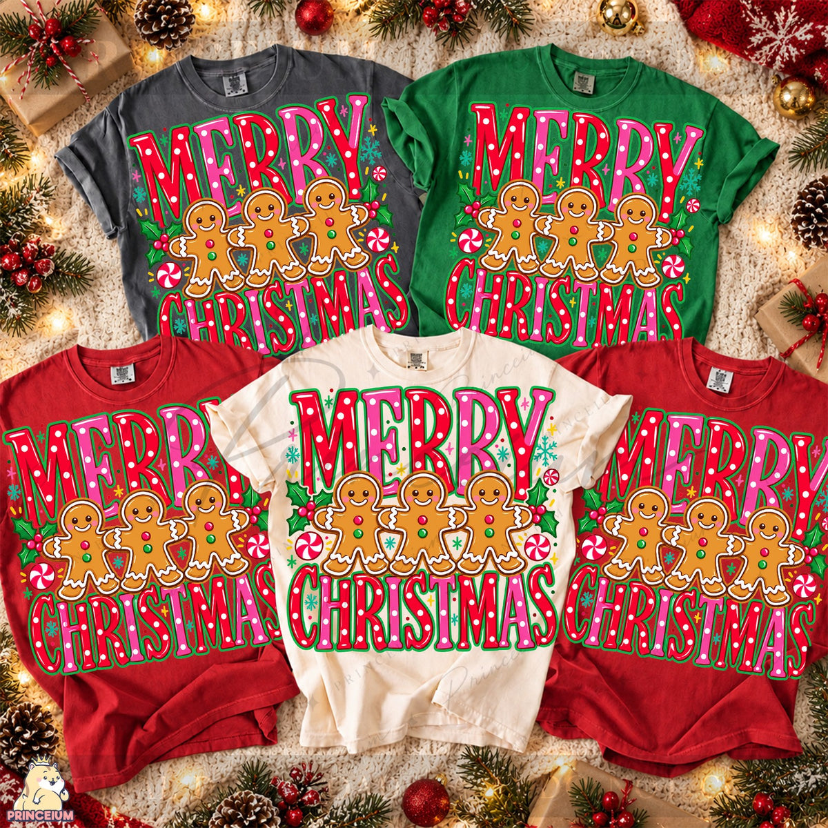 Merry Christmas Gingerbread Men