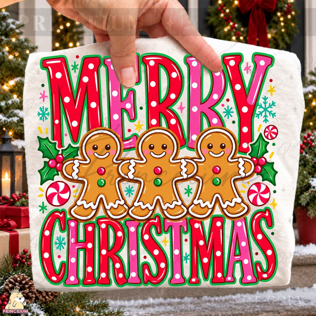 Merry Christmas Gingerbread Men