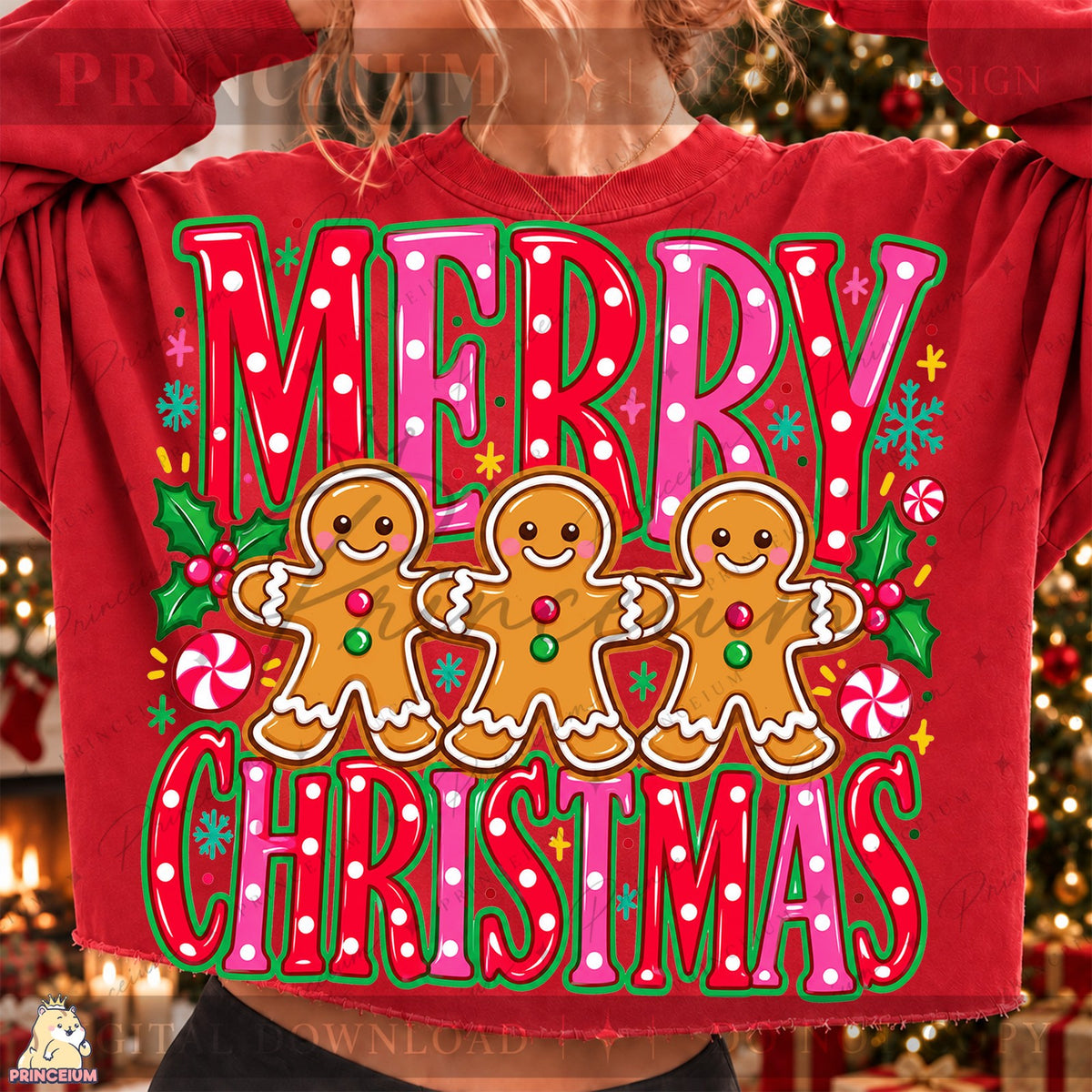 Merry Christmas Gingerbread Men