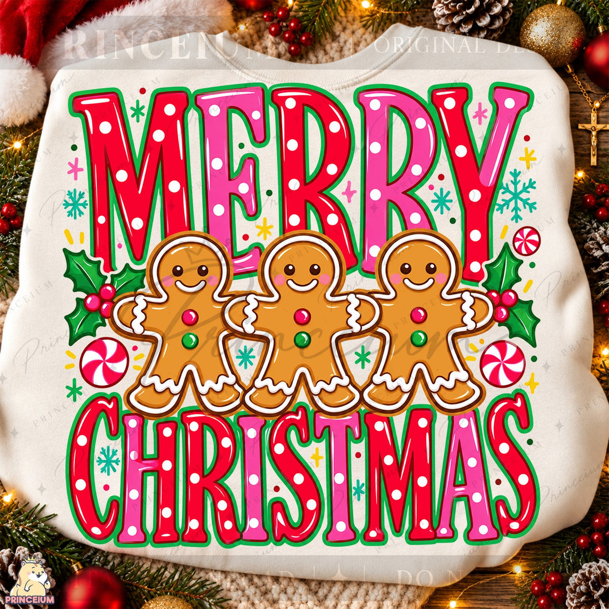 Merry Christmas Gingerbread Men