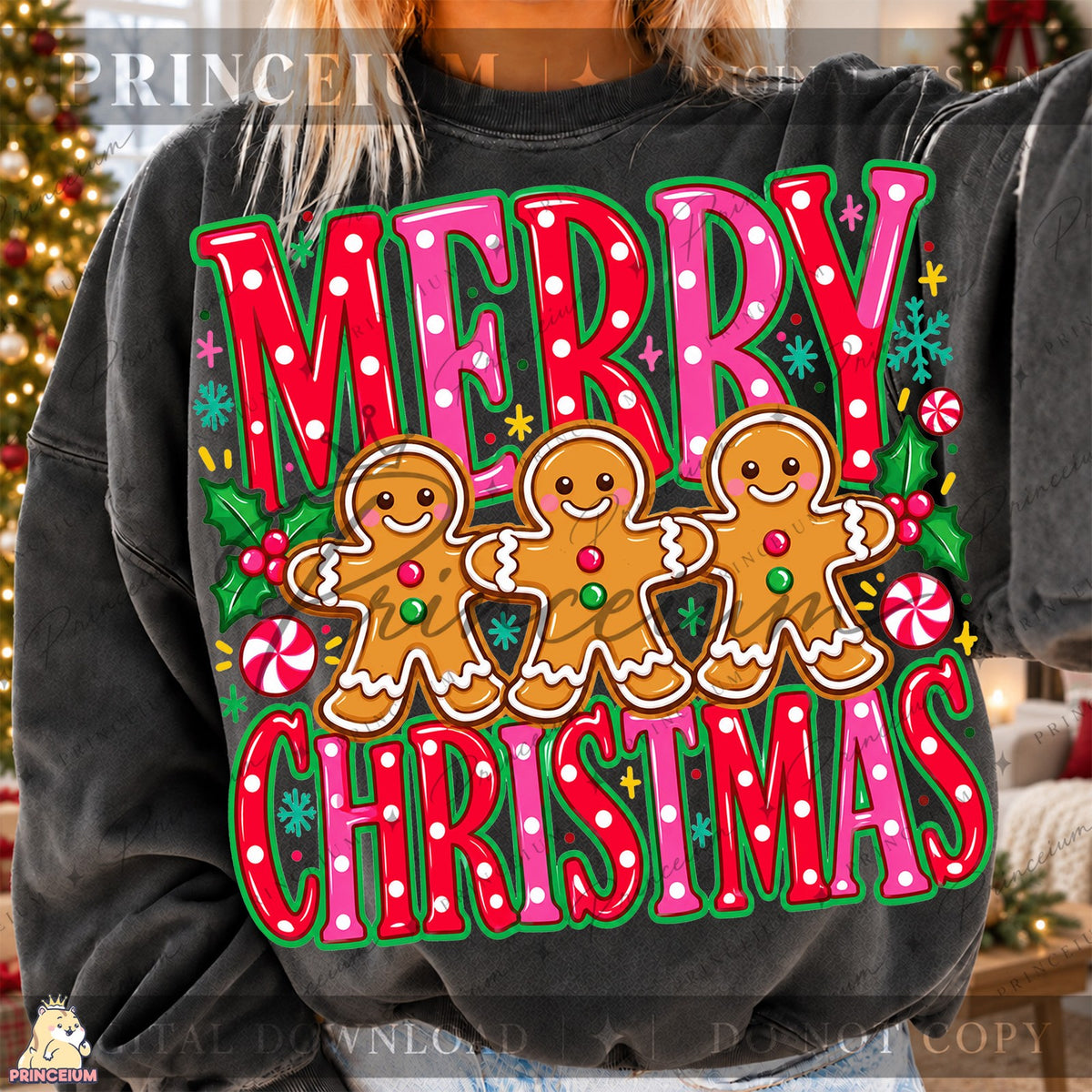 Merry Christmas Gingerbread Men