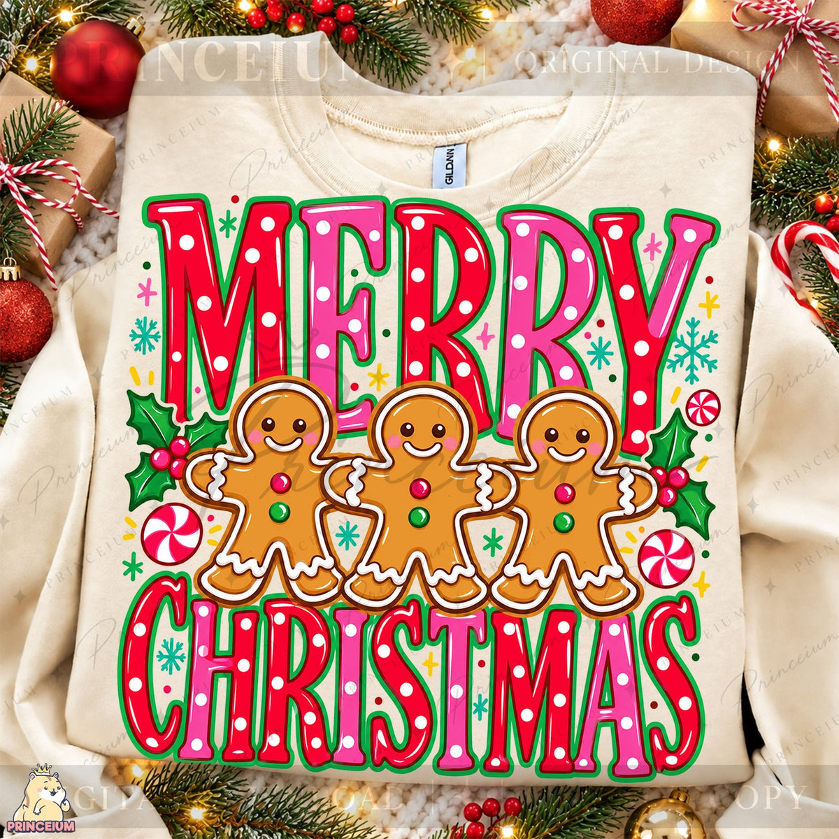Merry Christmas Gingerbread Men