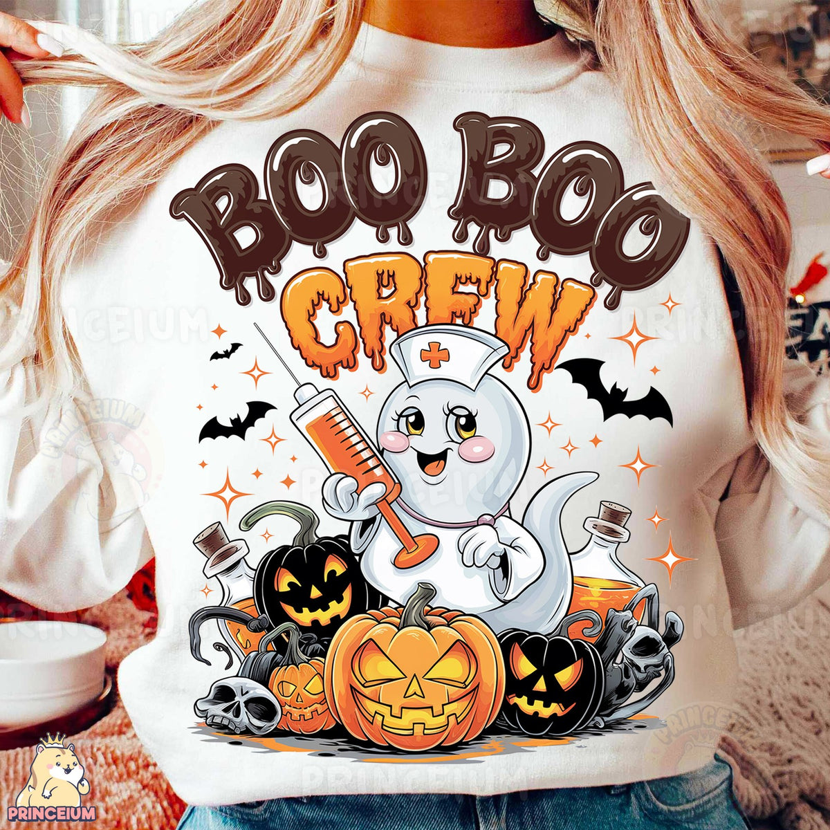 Boo Boo Crew Ghost Nurse