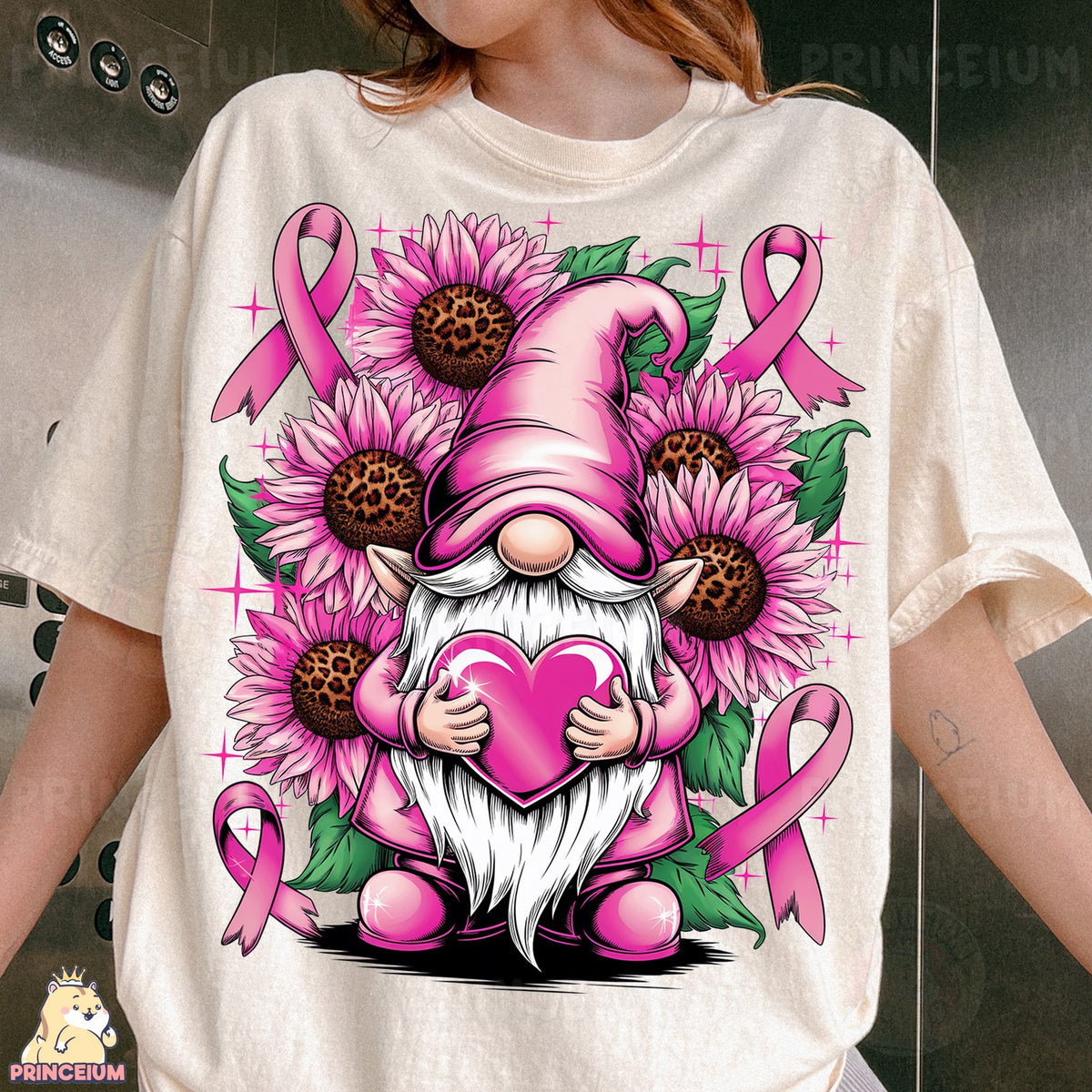 Pink Gnome Breast Cancer Awareness