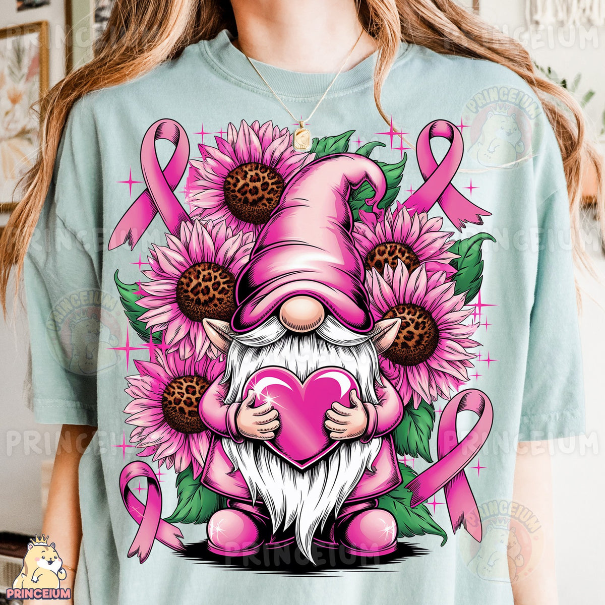 Pink Gnome Breast Cancer Awareness