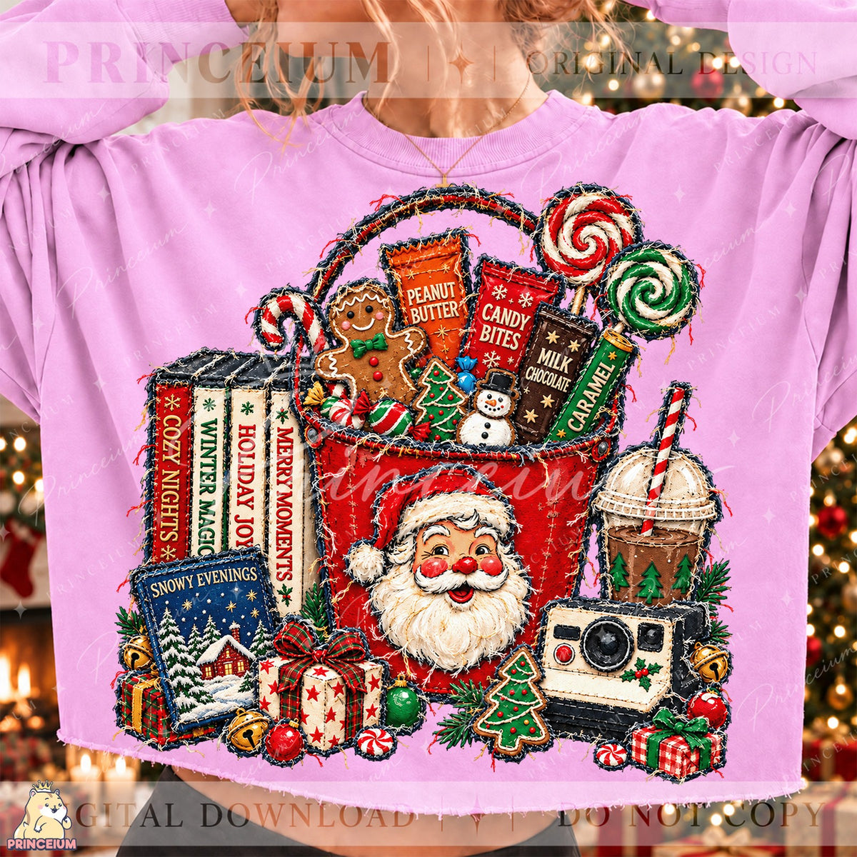 Cozy Holiday Storybook Basket