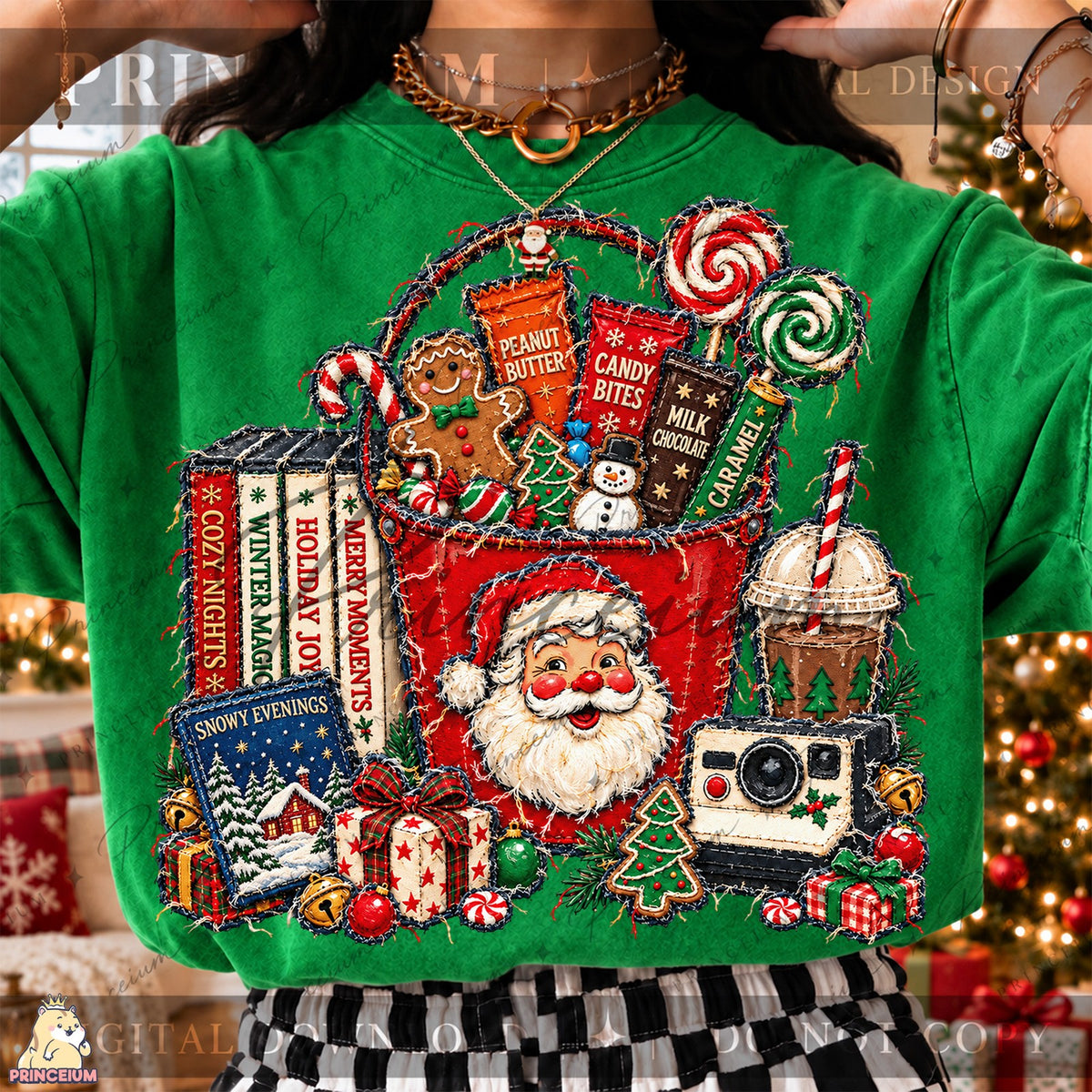 Cozy Holiday Storybook Basket