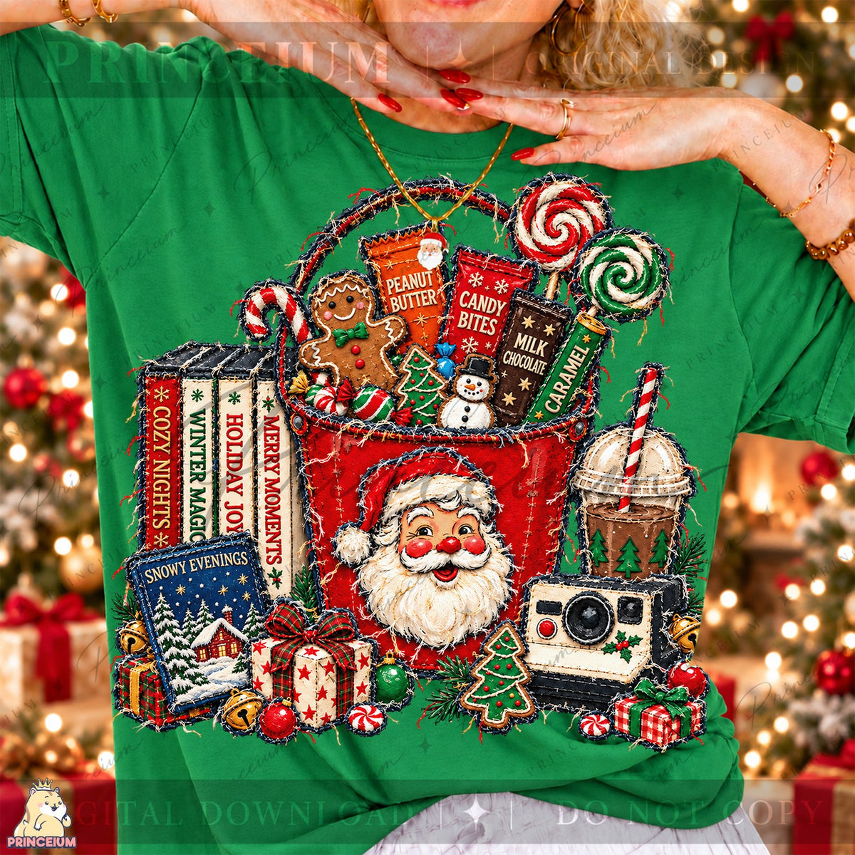 Cozy Holiday Storybook Basket