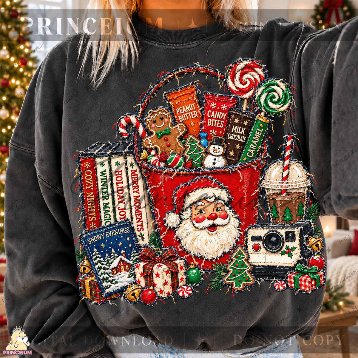 Cozy Holiday Storybook Basket