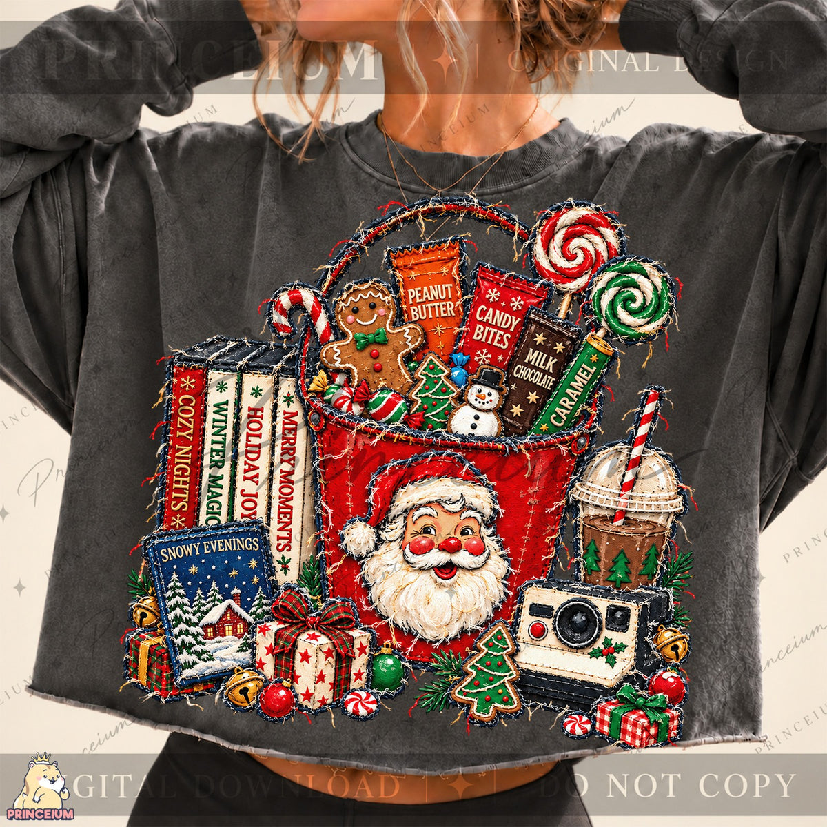 Cozy Holiday Storybook Basket