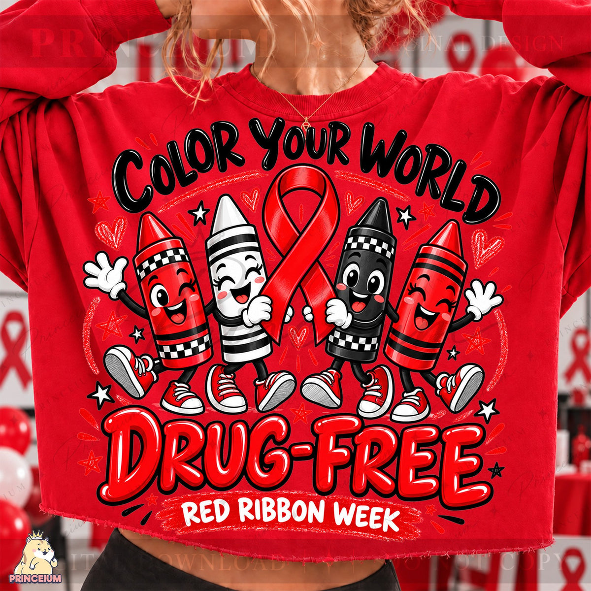 Crayon Crew Red Ribbon Week