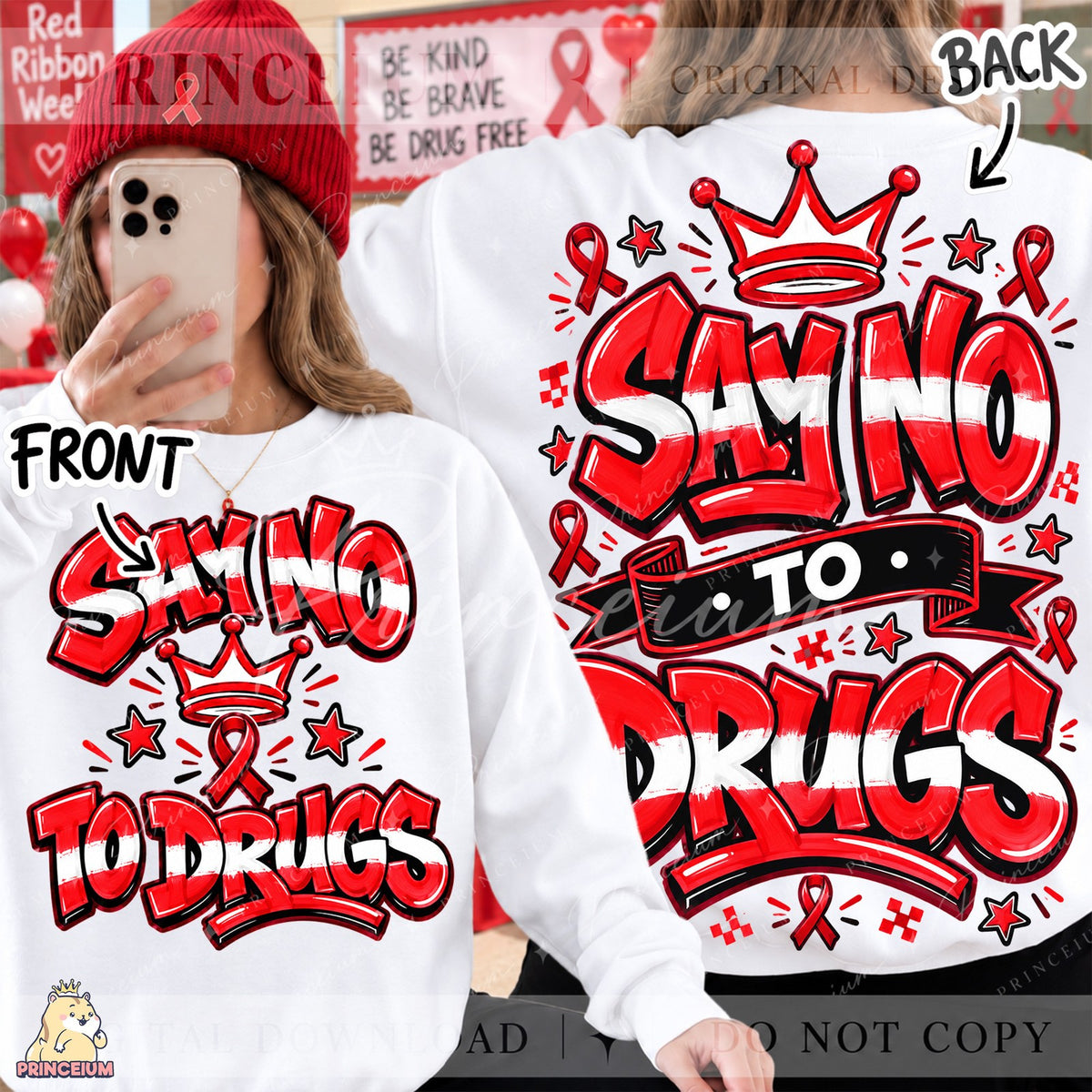 Crowned Say No to Drugs